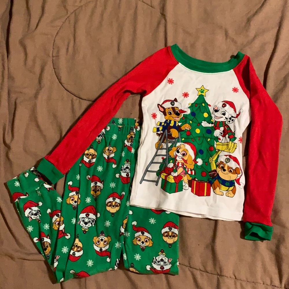 Paw Patrol Christmas Pajama Set 5T